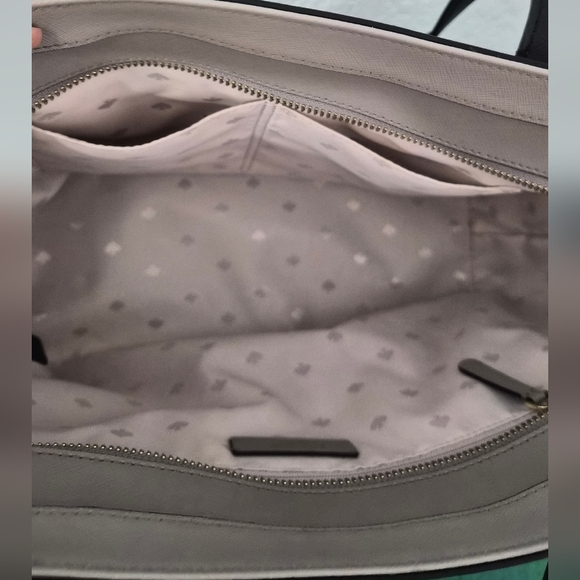 Kate Spade Kristen Large Top Zip Colorblock Leather Tote Bag - Picture 10 of 15